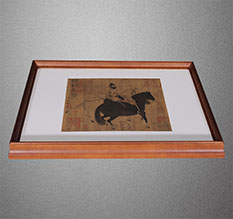 白银市书画装裱配框服务案例